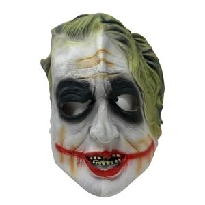 2008 Rubies Costume Company DC Comics‎ Heath Ledger Joker Plastic Halloween Mask